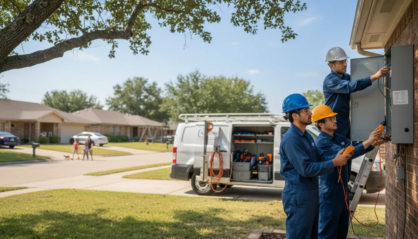 Certified electrician providing emergency electrical services in Mackinaw, IL